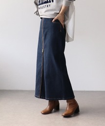 フロントZIPデニムパンツ