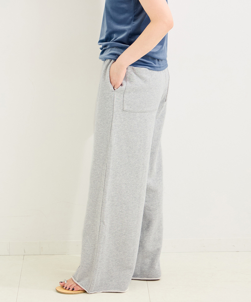 B.C STOCK（ベーセーストック）の「裏毛センターシームスウェットパンツ（スウェットパンツ・レディース・ブラック系その他/チャコールグレー・FREE）」の7枚目の写真