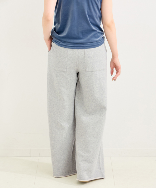 B.C STOCK（ベーセーストック）の「裏毛センターシームスウェットパンツ（スウェットパンツ・レディース・ブラック系その他/チャコールグレー・FREE）」の8枚目の写真