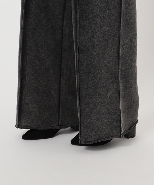 B.C STOCK（ベーセーストック）の「裏毛センターシームスウェットパンツ（スウェットパンツ・レディース・ブラック系その他/チャコールグレー・FREE）」の18枚目の写真