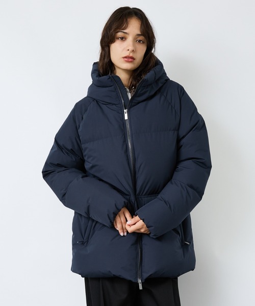 PYRENEX ORDESA ノーカラー ダウンジャケット 超軽量 ネイビー M PYRENEX ORDESA ノーカラー ダウンジャケット 超軽量 ネイビー M