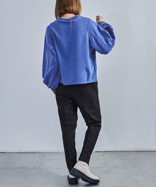 Fashion Letter(ファッションレター)の「裏毛バルーンスリーブスウェット 裏毛 バルーンスリーブ スウェット レディース トップス プルオーバー(Tシャツ/カットソー・レディース・オートミール/グレー/ブルー/ブラック・M)」の19枚目の写真