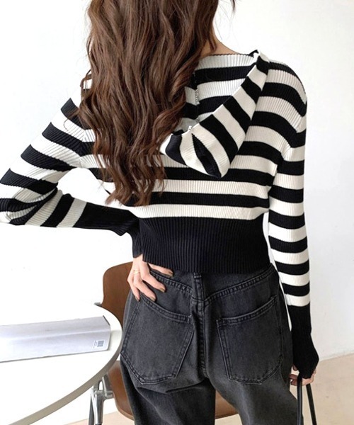 セール】ダブルジップカーディガン フード（ニット/セーター）｜Riff