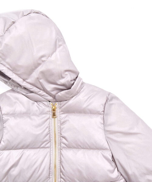 Tartine et Chocolat（タルティーヌエショコラ）の「ラブリータフタダウン(100~140cm)（ダウンジャケット/コート・キッズ・ベージュ/ネイビー・140cm/120cm/130cm/110cm/100cm）」の8枚目の写真