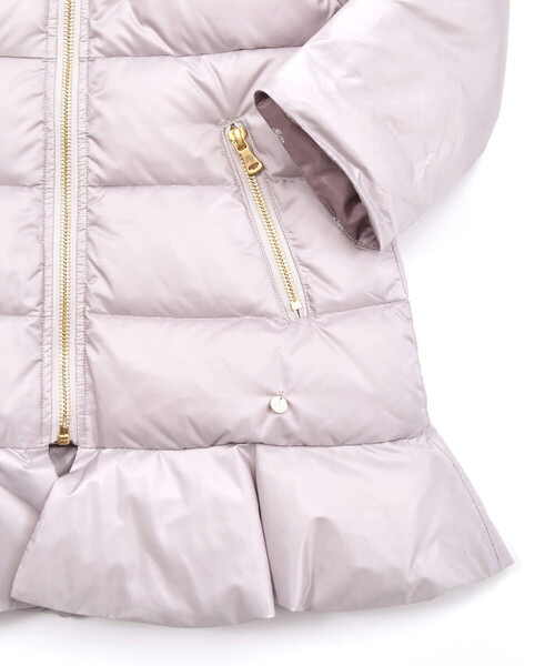 Tartine et Chocolat（タルティーヌエショコラ）の「ラブリータフタダウン(100~140cm)（ダウンジャケット/コート・キッズ・ベージュ/ネイビー・140cm/120cm/130cm/110cm/100cm）」の11枚目の写真