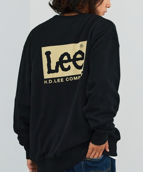 Lee(リー)の「Lee/リー【親子リンク】Leeロゴバックプリントスウェット(スウェット・メンズ・ホワイト/レッド/ブラック・SMALL/X-LARGE/LARGE/MEDIUM)」の3枚目の写真