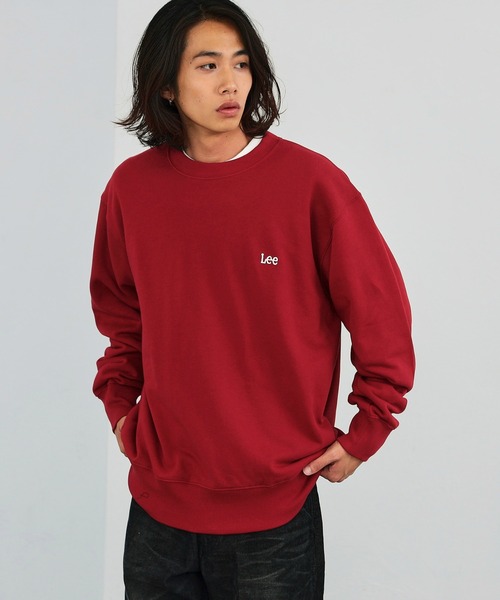 Lee(リー)の「Lee/リー【親子リンク】Leeロゴバックプリントスウェット(スウェット・メンズ・ホワイト/レッド/ブラック・SMALL/X-LARGE/LARGE/MEDIUM)」の5枚目の写真