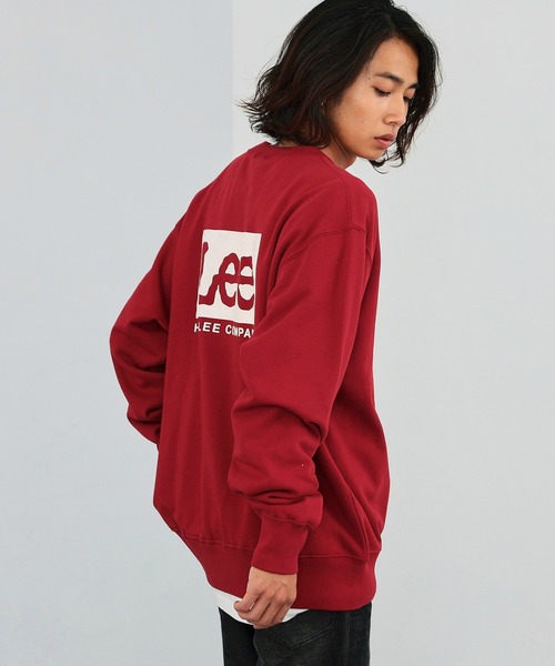Lee(リー)の「Lee/リー【親子リンク】Leeロゴバックプリントスウェット(スウェット・メンズ・ホワイト/レッド/ブラック・SMALL/X-LARGE/LARGE/MEDIUM)」の7枚目の写真