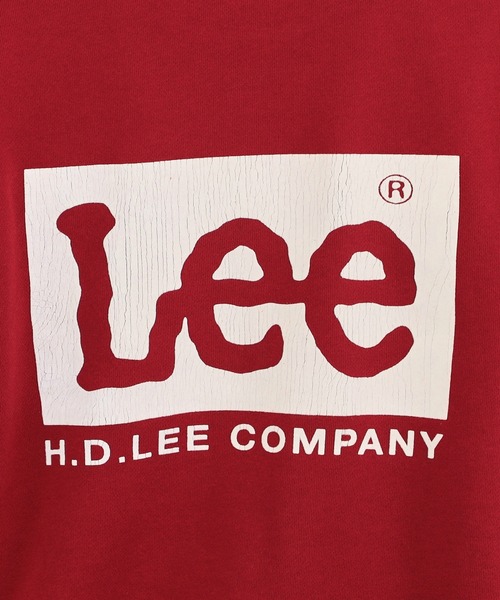 Lee(リー)の「Lee/リー【親子リンク】Leeロゴバックプリントスウェット(スウェット・メンズ・ホワイト/レッド/ブラック・SMALL/X-LARGE/LARGE/MEDIUM)」の9枚目の写真