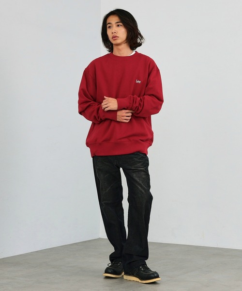 Lee(リー)の「Lee/リー【親子リンク】Leeロゴバックプリントスウェット(スウェット・メンズ・ホワイト/レッド/ブラック・SMALL/X-LARGE/LARGE/MEDIUM)」の10枚目の写真