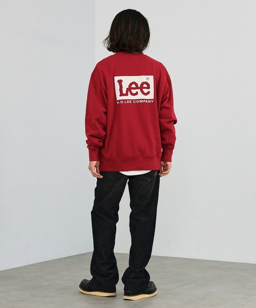 Lee(リー)の「Lee/リー【親子リンク】Leeロゴバックプリントスウェット(スウェット・メンズ・ホワイト/レッド/ブラック・SMALL/X-LARGE/LARGE/MEDIUM)」の12枚目の写真