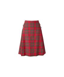 HYSTERIC GLAMOUR | タータンチェック サイドベルトスカート(スカート)