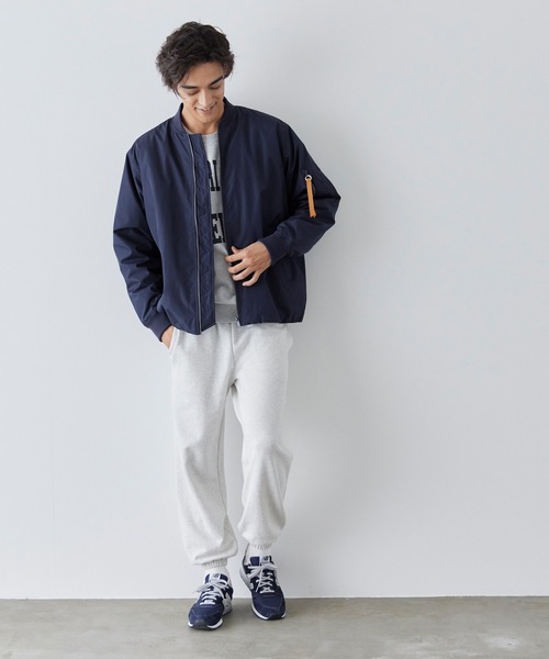 coca（coca）（コカ）の「SORONA機能中綿MA-1（MA-1・メンズ・ブラック/カーキ/ネイビー/チャコール・XL/M/L）」の13枚目の写真