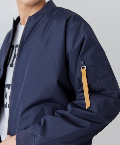 coca（coca）（コカ）の「SORONA機能中綿MA-1（MA-1・メンズ・ブラック/カーキ/ネイビー/チャコール・XL/M/L）」の12枚目の写真