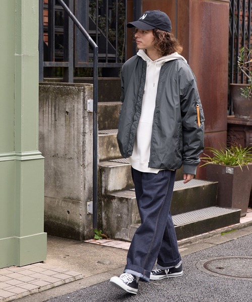 coca（coca）（コカ）の「SORONA機能中綿MA-1（MA-1・メンズ・ブラック/カーキ/ネイビー/チャコール・XL/M/L）」の15枚目の写真