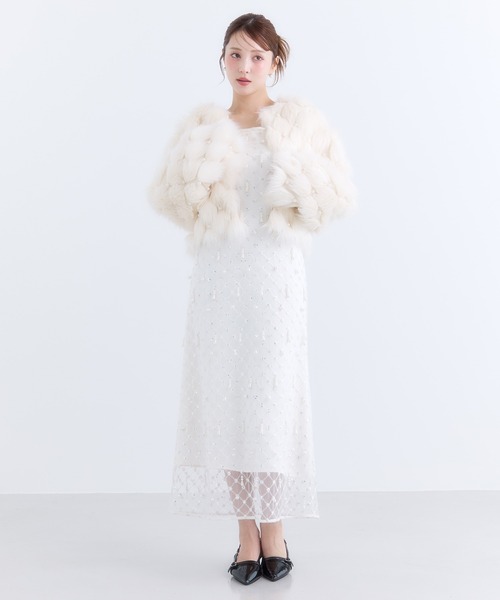 EIMY ISTOIRE(エイミーイストワール)の「パールファージャケット(その他アウター・レディース・ホワイト・F)」の16枚目の写真