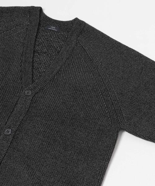 ITEMS URBANRESEARCH(アイテムズ アーバンリサーチ)の「マシンウォッシャブル マシュマロ ニット カーディガン(カーディガン/ボレロ・メンズ・ブラウン/ブラック/ブルー・MEDIUM/LARGE)」の4枚目の写真