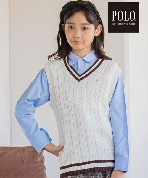 SLAP SLIP(スラップスリップ)の「【POLO BCS(ポロ・ビーシーエス)×SLAP SLIPコラボ】【お揃い】チェック切替ポケット付きシャツ(80~140cm)(シャツ/ブラウス・キッズ・ブルー/レッド系その他・130cm/110cm/140cm/120cm/80cm/90cm/100cm)」の9枚目の写真