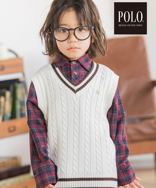 SLAP SLIP(スラップスリップ)の「【POLO BCS(ポロ・ビーシーエス)×SLAP SLIPコラボ】【お揃い】チェック切替ポケット付きシャツ(80~140cm)(シャツ/ブラウス・キッズ・ブルー/レッド系その他・130cm/110cm/140cm/120cm/80cm/90cm/100cm)」の10枚目の写真