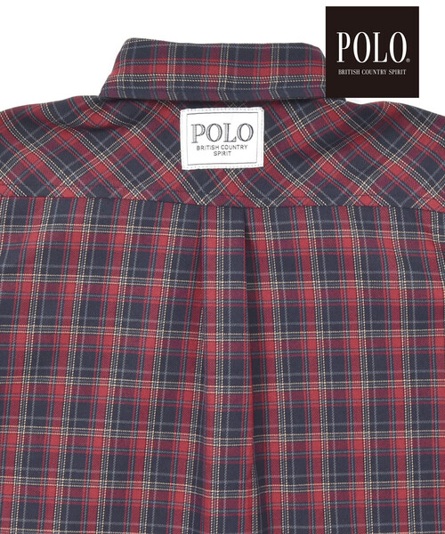 SLAP SLIP(スラップスリップ)の「【POLO BCS(ポロ・ビーシーエス)×SLAP SLIPコラボ】【お揃い】チェック切替ポケット付きシャツ(80~140cm)(シャツ/ブラウス・キッズ・ブルー/レッド系その他・130cm/110cm/140cm/120cm/80cm/90cm/100cm)」の15枚目の写真