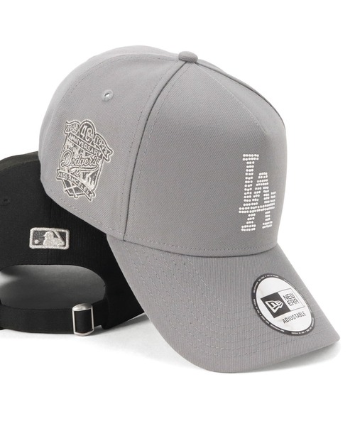 ニューエラキャップ MLBラインストーンロゴ 9FORTYA-FRAMEサイドパッチ