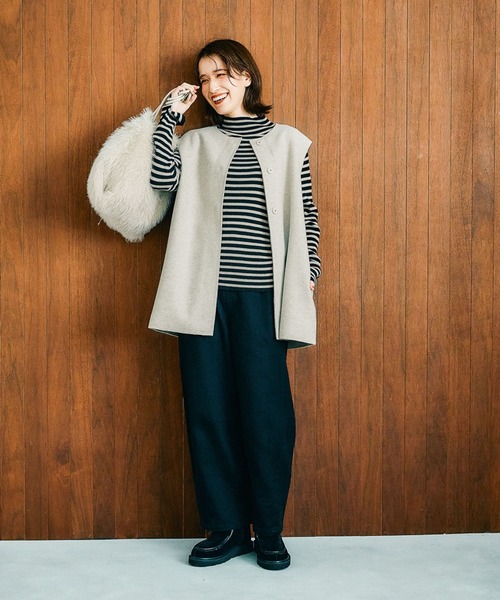 セール】【kazumiさんコラボ】撥水モカシンショートブーツ（ブーツ