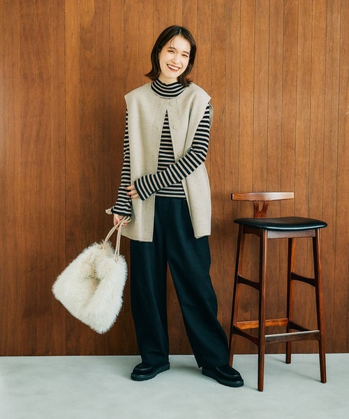 セール】【kazumiさんコラボ】撥水モカシンショートブーツ（ブーツ