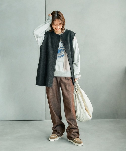 セール】【kazumiさんコラボ】撥水モカシンショートブーツ（ブーツ