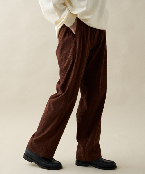 CIAOPANIC TYPY（チャオパニックティピー）の「ウールライクフラノワイドスラックス（スラックス・メンズ・ブラウン/ネイビー/ベージュ/チャコールグレー・LARGE/MEDIUM）」の16枚目の写真