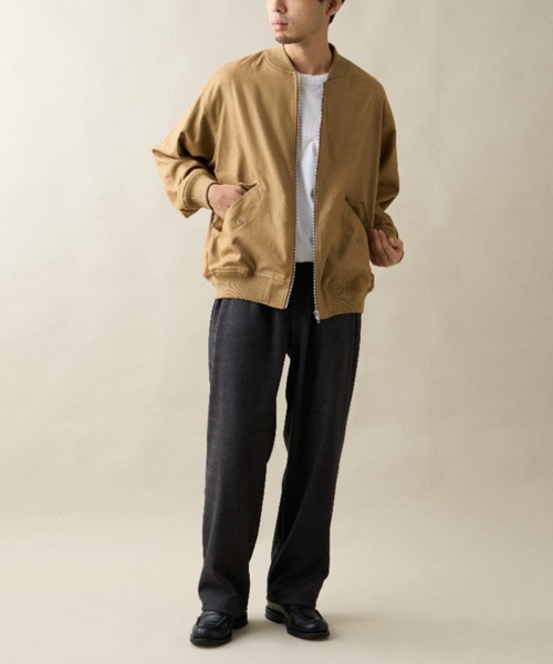 CIAOPANIC TYPY（チャオパニックティピー）の「ウールライクフラノワイドスラックス（スラックス・メンズ・ブラウン/ネイビー/ベージュ/チャコールグレー・LARGE/MEDIUM）」の13枚目の写真