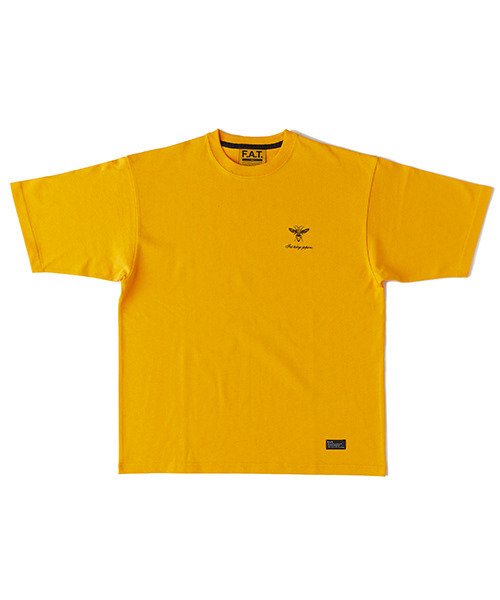 FAT（エフエイティー）の「EMBee（Tシャツ/カットソー・メンズ・ブルー/ホワイト/ブラック/イエロー・JUMBO(XXL)/FAT(XL)/SKINNY(L)/TITCH(M)）」の2枚目の写真