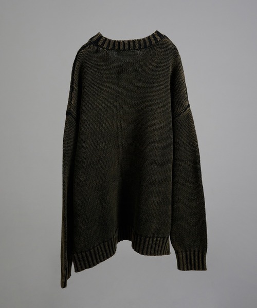 セール】STONE WASH BASIC KNIT/ストーンウォッシュベーシックニット