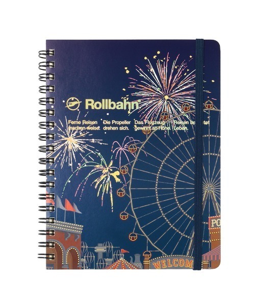 匿名配送　ロルバーン　ポケット付メモМ　メリリー　観覧車　ロフト限定 ロルバーン ポケット付きメモ M メリリー 観覧車【ロフト限定