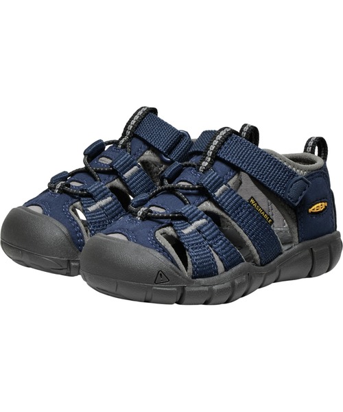 KEEN(キーン)の「SEACAMP II CNX / シーキャンプ ツー シーエヌエックス / キッズ サンダル(サンダル・キッズ・ネイビー・11.5cm/12.5cm/13.5cm/14.5cm)」の4枚目の写真