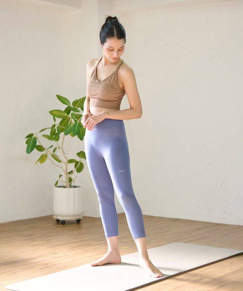 セール】細見えラインレギンス/クロップド丈（レギンス/スパッツ