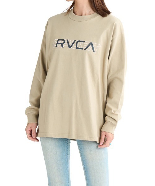 RVCA(ルーカ)の「RVCA レディース RVCA SPORT LS TEE ロンT/ルーカロゴメンズライクシルエット長袖ロンT(Tシャツ/カットソー・レディース・ブラック系その他/カーキ/ホワイト・SMALL/LARGE/MEDIUM)」の5枚目の写真