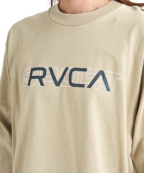 RVCA(ルーカ)の「RVCA レディース RVCA SPORT LS TEE ロンT/ルーカロゴメンズライクシルエット長袖ロンT(Tシャツ/カットソー・レディース・ブラック系その他/カーキ/ホワイト・SMALL/LARGE/MEDIUM)」の7枚目の写真