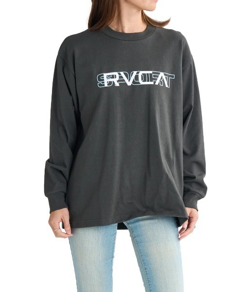 RVCA(ルーカ)の「RVCA レディース RVCA SPORT LS TEE ロンT/ルーカロゴメンズライクシルエット長袖ロンT(Tシャツ/カットソー・レディース・ブラック系その他/カーキ/ホワイト・SMALL/LARGE/MEDIUM)」の8枚目の写真