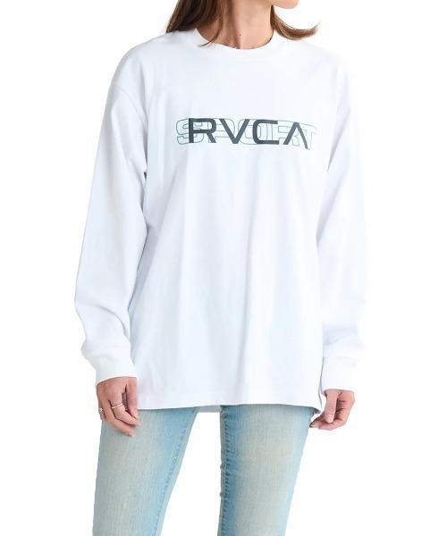 RVCA(ルーカ)の「RVCA レディース RVCA SPORT LS TEE ロンT/ルーカロゴメンズライクシルエット長袖ロンT(Tシャツ/カットソー・レディース・ブラック系その他/カーキ/ホワイト・SMALL/LARGE/MEDIUM)」の11枚目の写真