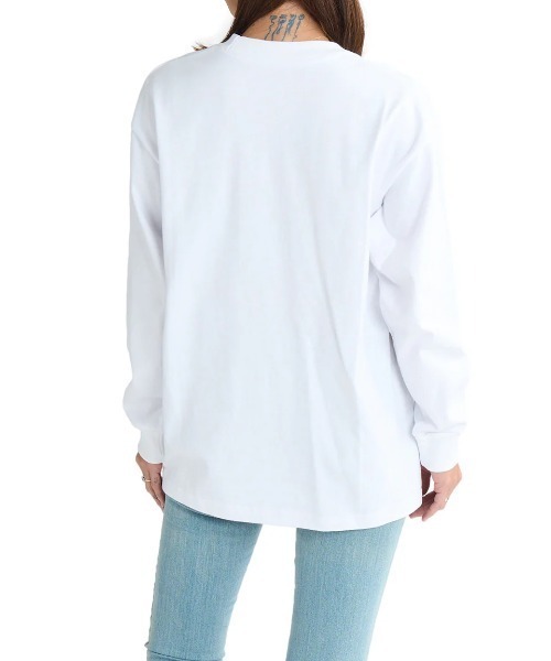 RVCA(ルーカ)の「RVCA レディース RVCA SPORT LS TEE ロンT/ルーカロゴメンズライクシルエット長袖ロンT(Tシャツ/カットソー・レディース・ブラック系その他/カーキ/ホワイト・SMALL/LARGE/MEDIUM)」の12枚目の写真