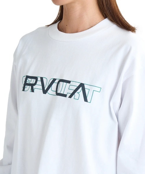 RVCA(ルーカ)の「RVCA レディース RVCA SPORT LS TEE ロンT/ルーカロゴメンズライクシルエット長袖ロンT(Tシャツ/カットソー・レディース・ブラック系その他/カーキ/ホワイト・SMALL/LARGE/MEDIUM)」の13枚目の写真
