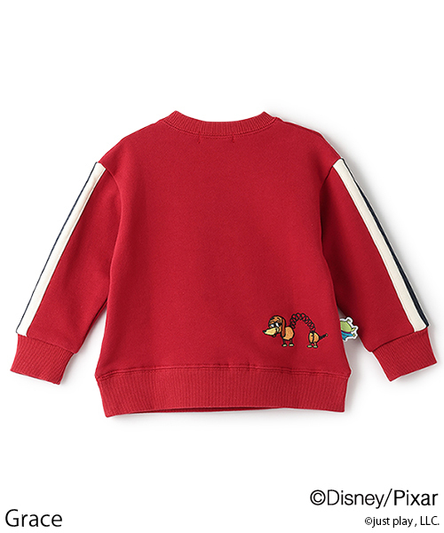 kladskap（クレードスコープ）の「【トイ・ストーリー】刺しゅうトレーナー（スウェット・キッズ・レッド/ネイビー・100cm/110cm/90cm/130cm/120cm/80ｃｍ）」の3枚目の写真
