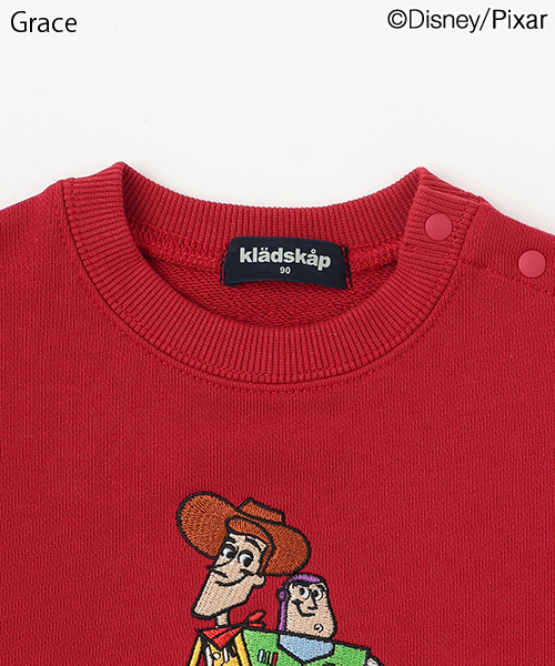 kladskap（クレードスコープ）の「【トイ・ストーリー】刺しゅうトレーナー（スウェット・キッズ・レッド/ネイビー・100cm/110cm/90cm/130cm/120cm/80ｃｍ）」の4枚目の写真
