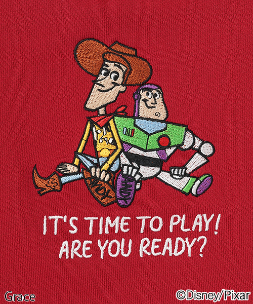 kladskap（クレードスコープ）の「【トイ・ストーリー】刺しゅうトレーナー（スウェット・キッズ・レッド/ネイビー・100cm/110cm/90cm/130cm/120cm/80ｃｍ）」の5枚目の写真