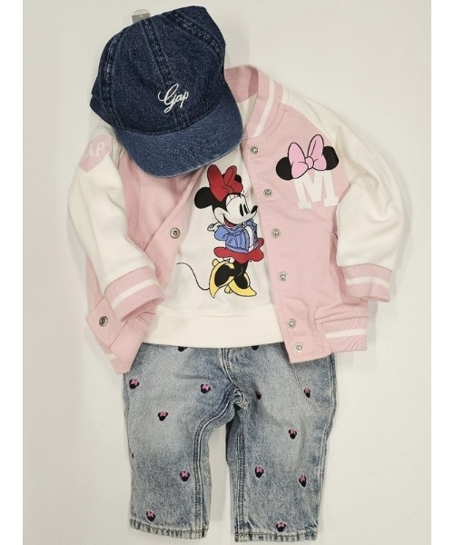 ディズニー　バーシティジャケット アメリカ BEN DAVIS（ベンデイビス） スタジャン BD STADIUM JACKET/オーバー