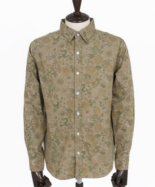 ms5963-ビンテージオーバーダイフラワーブロードシャツ（シャツ/ブラウス）｜CAMBIO（カンビオ）