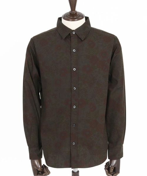 ms5963-ビンテージオーバーダイフラワーブロードシャツ（シャツ/ブラウス）｜CAMBIO（カンビオ）