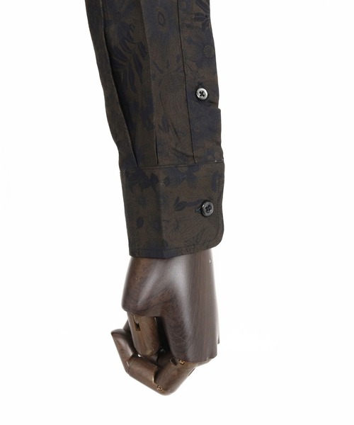 ms5963-ビンテージオーバーダイフラワーブロードシャツ（シャツ/ブラウス）｜CAMBIO（カンビオ）