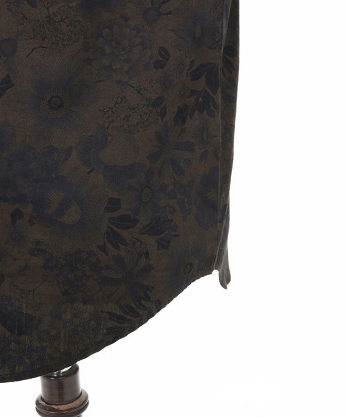 ms5963-ビンテージオーバーダイフラワーブロードシャツ（シャツ/ブラウス）｜CAMBIO（カンビオ）