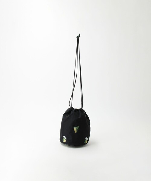 LOEFFロエフレモンジャガードポーチ　UNITEDARROWS　 STORY LOEFF＞レモン ジャガード ポーチ（ショルダーバッグ）｜LOEFF